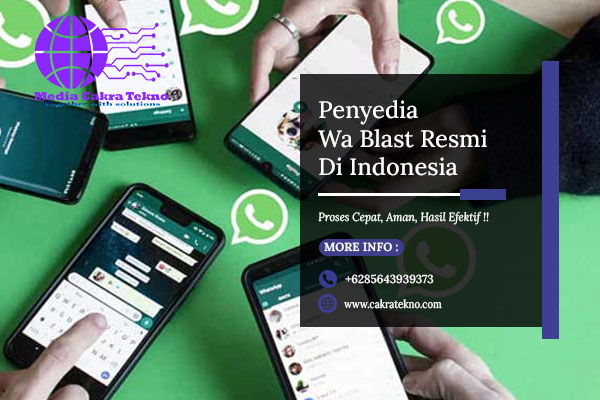 Penyedia WA Blast Resmi Di Indonesia