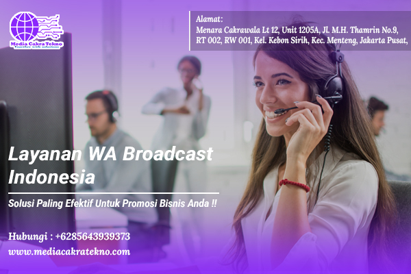 Layanan WA Broadcast Indonesia